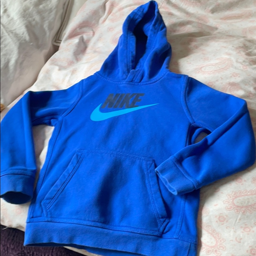 Kids Nike hoodie S blue